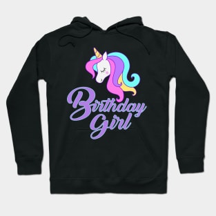 'Unicorn Birthday Girl' Perfect Birthday Girl Gift Hoodie